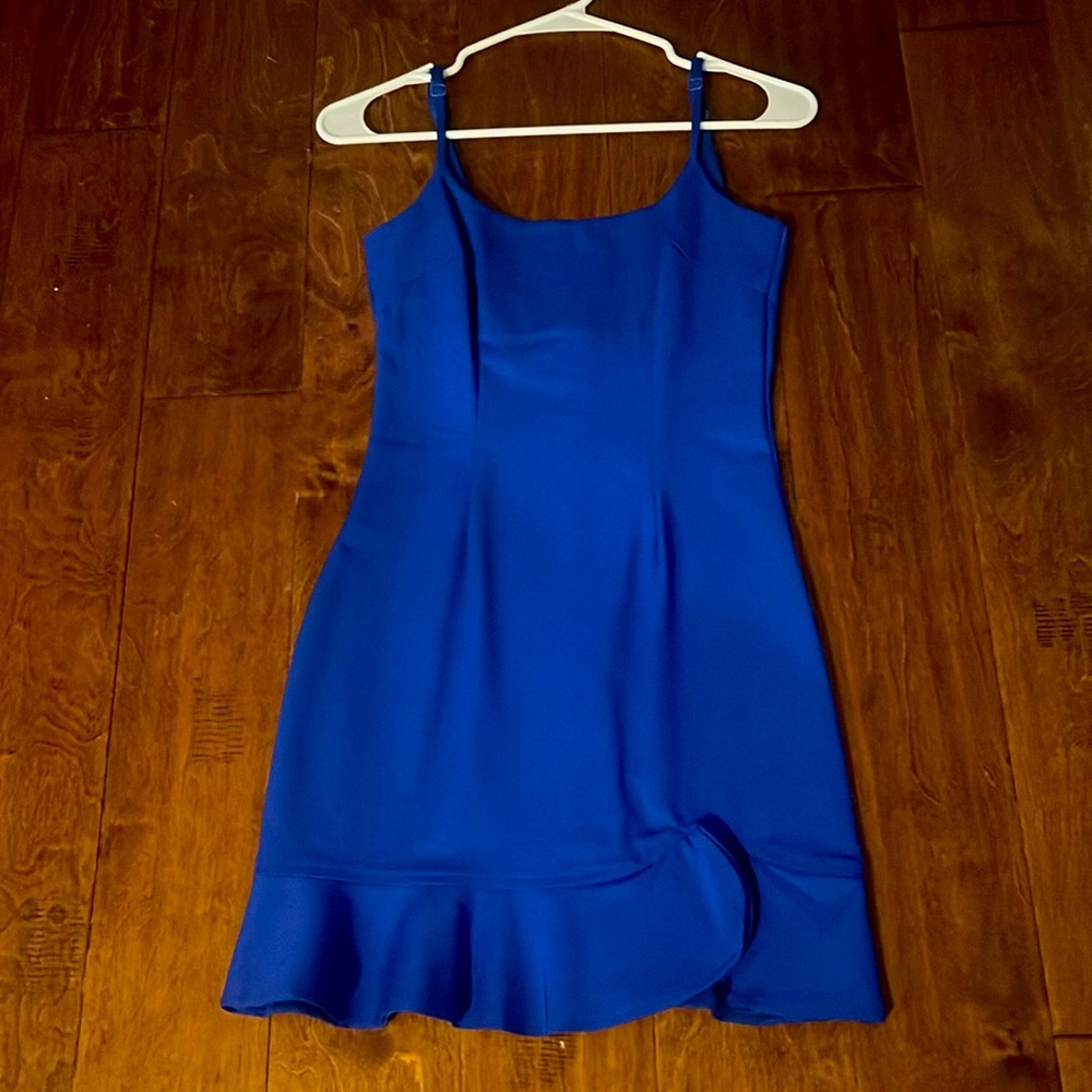 By the Way, XS back zip body hugging dress.